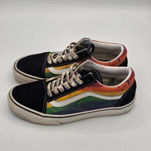 Vans Old Skool Low Rainbow Drip Pride Lace-up Sneakers Men 6 Women 7.5